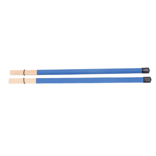 2Pcs Bamboo Drum Brush Stick Set for Percussion Instruments, Blue