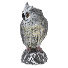 Solarkauz Vogelvertreiber 25,5 cm Wasserdicht, Leuchtende Augen & Hoots