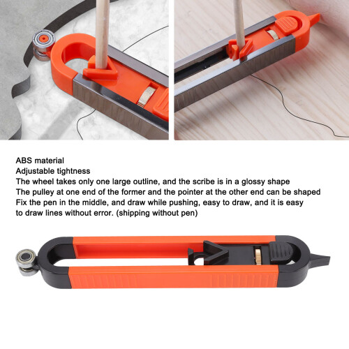 Contour Gauge Scribe Tool with Lock, Adjustable, 23.3cm 2