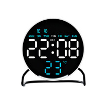 Plastic LED Digital Clock With Alarm Nightlight For Students-01