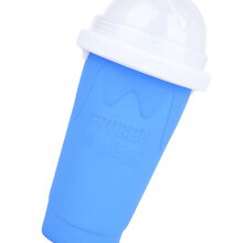 400ml Blauer Quick-Frost-Becher mit Silikagel, Durstlöscher, Slushiemaker