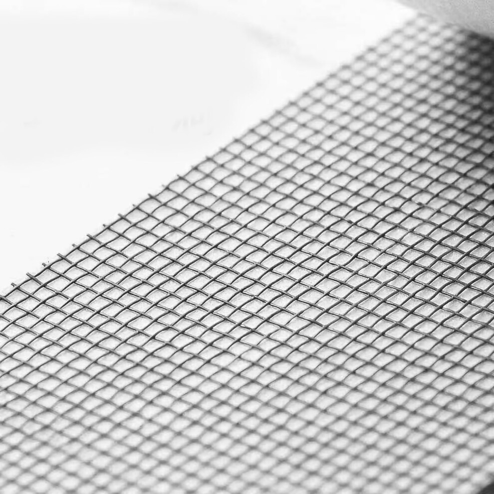 Self-Adhesive Mesh Screen Tape 5Cm X 2M Black For Window Repair 4611357038347