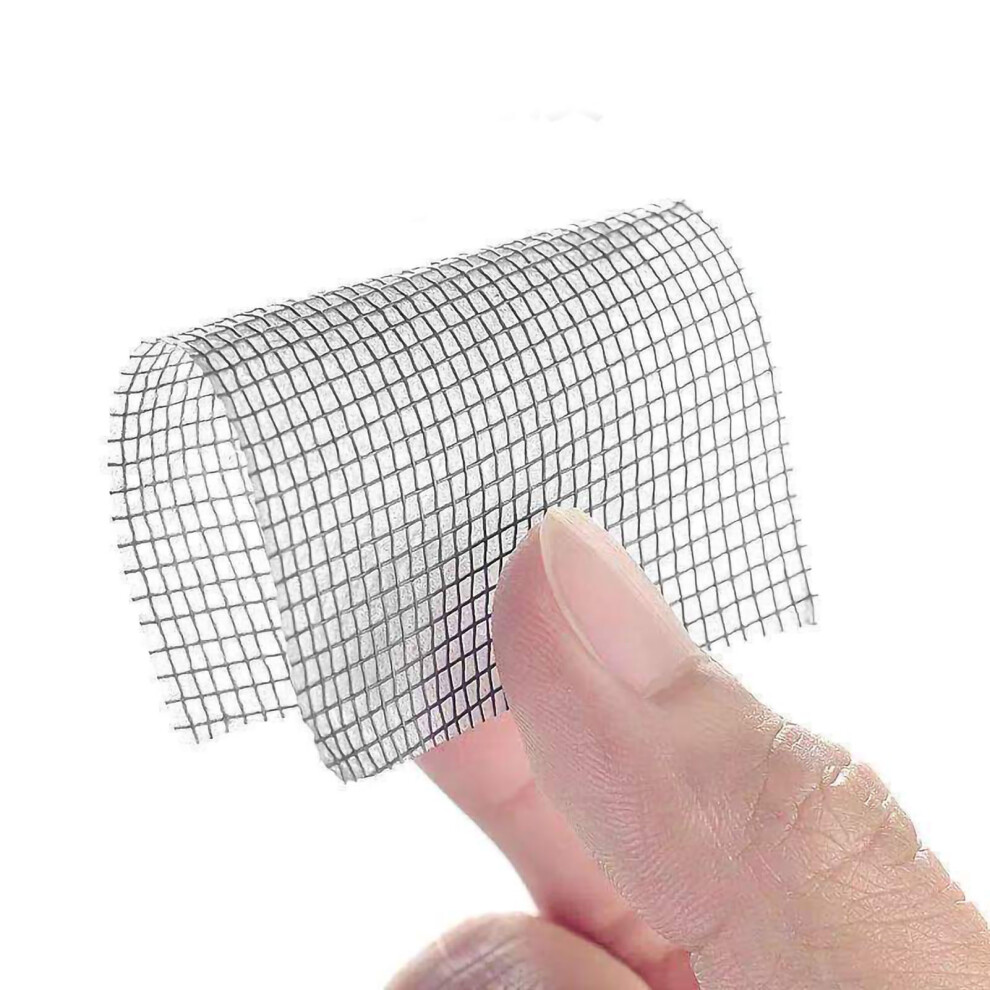 Window Screen Repair Tape 5Cmx2m Self-Adhesive Fine Mesh Grey 4951357039525