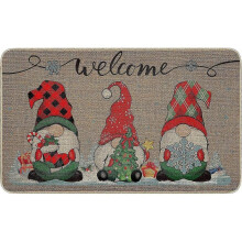 Christmas Doormat Patchwork Home Decoration Non-slip Doormats Indoor/outdoor/front Door/bathroom Entrance Mat Custom Rug Floor Mat