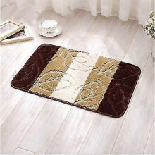 Bath Mat Non Slip Absorbent Shower Bathroom Rug Carpet Jacquard No726