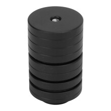 Detachable Aluminum Alloy Bow Stabilizer Weight Kit, 310g Black