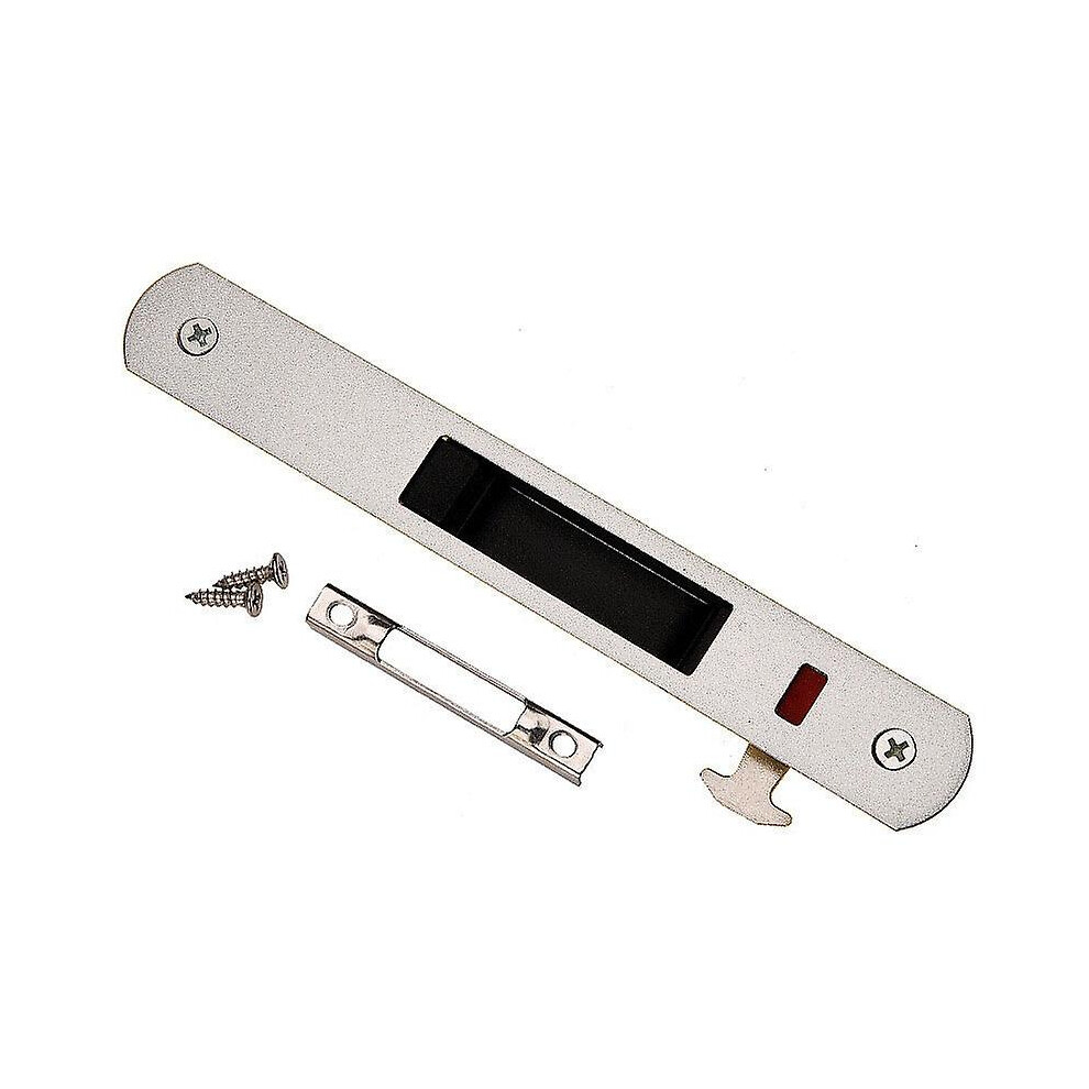 Kikidex (As Show, One Size) Sliding Door Lock - Household Stainless Steel Single Sliding Door Window Lock Hardware Fittingslight Gray