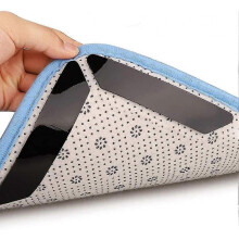 Rug Grippers, 8 Pcs Anti Curling Rug Stopper Pads Non-slip Carpet Corner Sticker