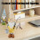 Décors en peluche de Gnomes de pêche, décors de Table-Bleu 3