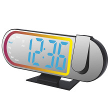 Multifunctional LED Projection Clock With-Black and blue