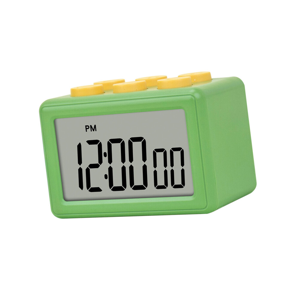 Flexible Accuracy Clock With Alarm Clock And Clock- Green 7754000222209