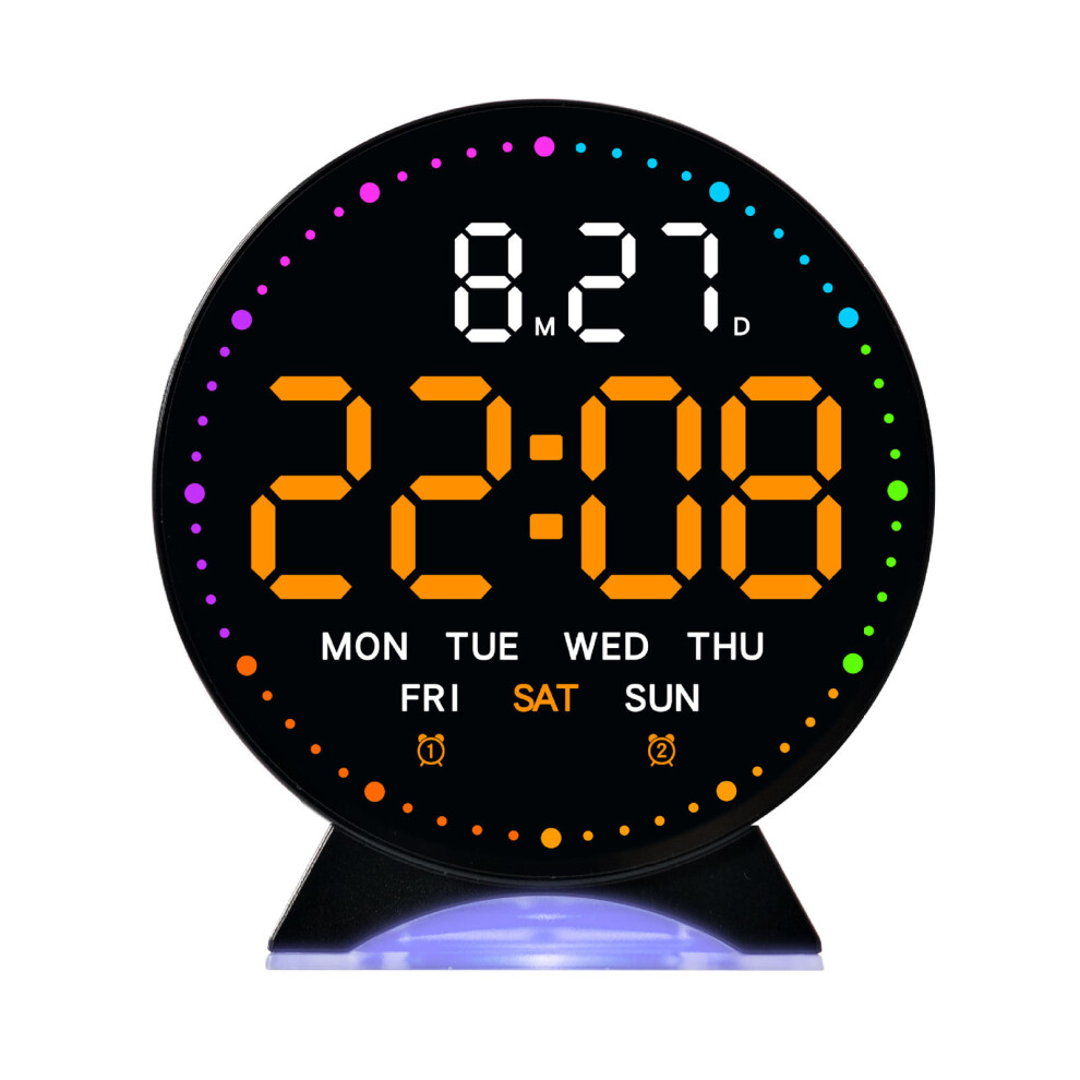 Digital Alarm Clock For Bedroom Electric Desk Clock With-04 7695000238367