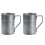 Permanent Untarnished Camping Mugs 500ml Insulated Leave-Silver 1