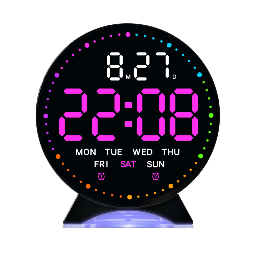 Led Digital Alarm Clock With 3 Brightness Dimmer Alarm Sound-03 7695000238725