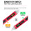Multiple Purpose Voltage Detectors Pen Live Neutral Wire-Black 6
