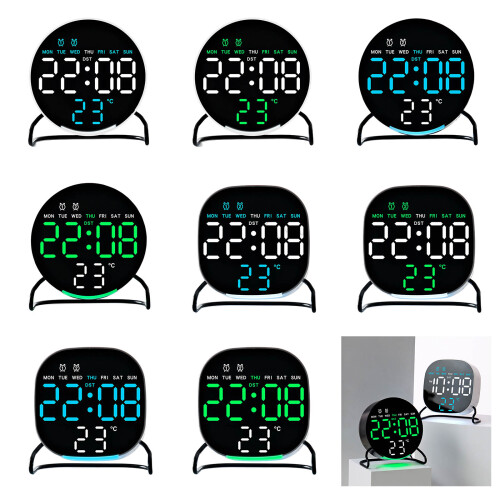 Multifunctional LED Desk Clock With Alarm Nightlight And-03 2