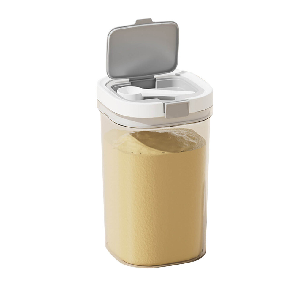 1800Ml Food Preservation Canister Stackable-Transparent Color 7695000240001