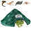 Herpeton Shelter For Toads Toads Lizards Tortoises-Green 1