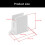 Crank Holders Plastic Crank Wall Mounted Brackets with 3