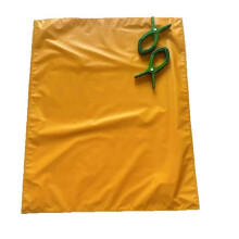 Insulated Blanket 0.4kV 90x100cm/35.4x39.3in Resin With 2 Clips Foldable Lightweight For Live Work Field Maintenance