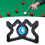 Kunststoff-Billard-Brückenkopf, 12