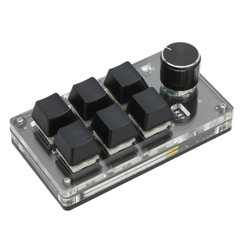 Mechanical Gaming Keypad 6 Keys + Knob, Usb Wireless, Programmable 5061357047358