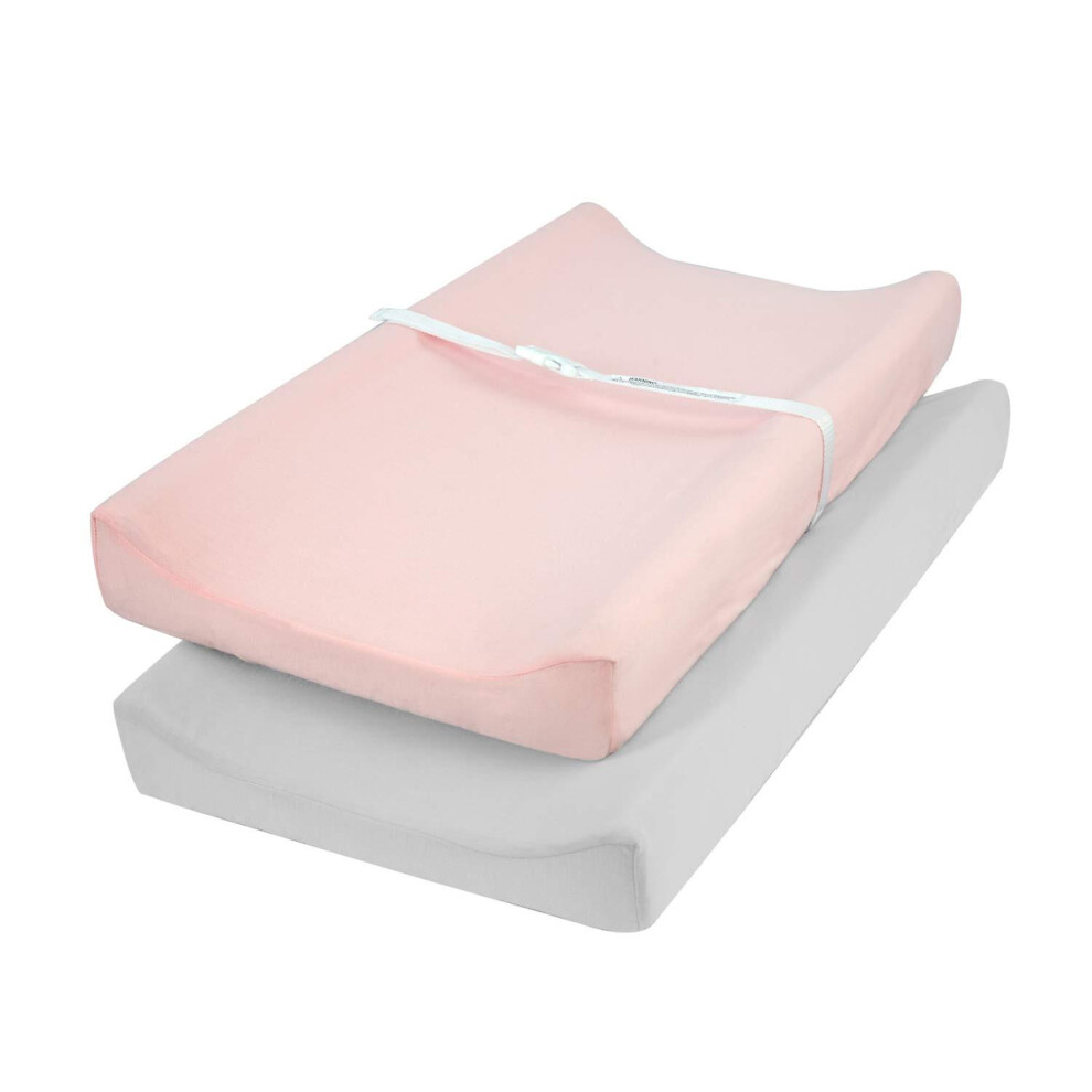 Kikidex (As Show, One Size) Jersey Knit Ultra Soft Changing Pad Cover Set-Unisex Diaper Change Table Sheets For Baby Girls And Boys-Fit 32"/34'' X 1