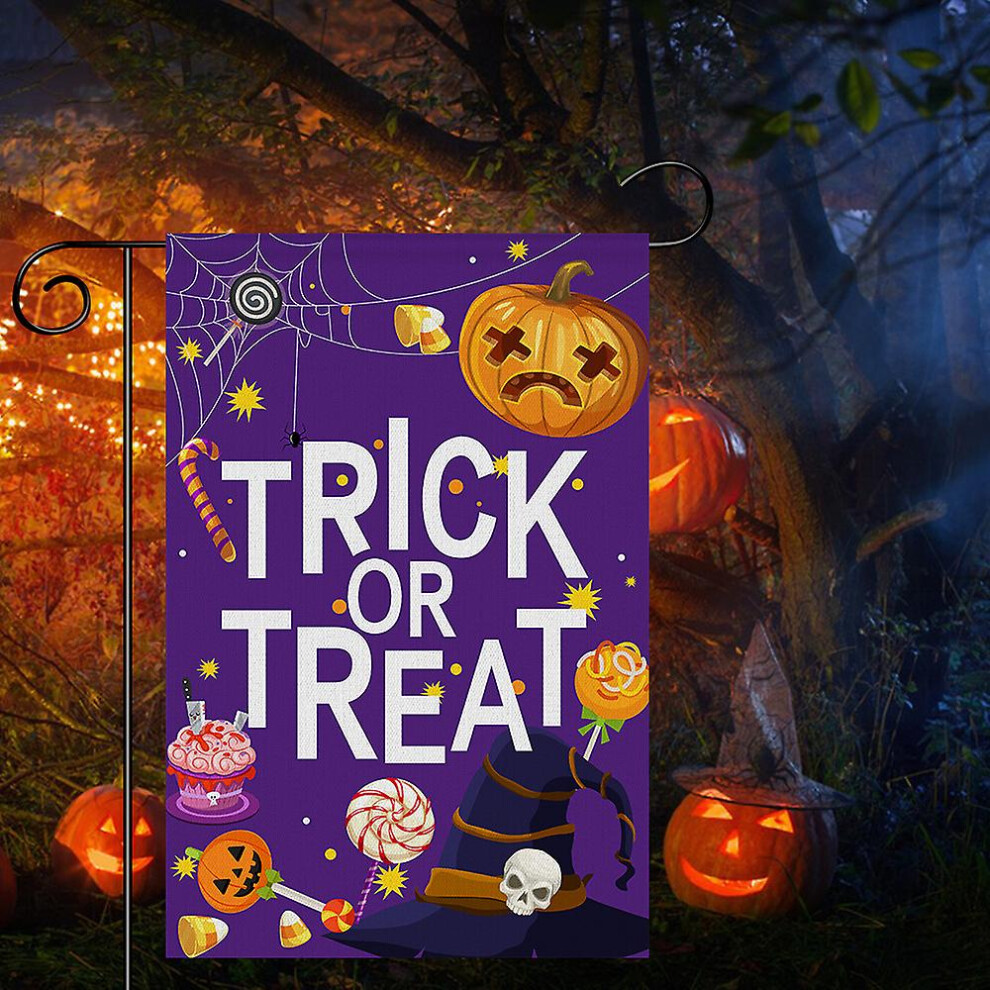 Kikidex (As Show, One Size) Halloween Flag, Halloween Flag, Yard Decoration Flag, Cute Pumpkin Decoration Flag (3045Cm)