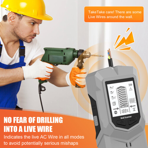 Portable Handheld Scanner Device For Locating Metal Pipe-Grey 2