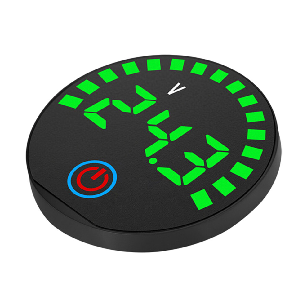 Battery Capacity Indicator 5-55V Leads-Green No Screw Holes 7754000224906
