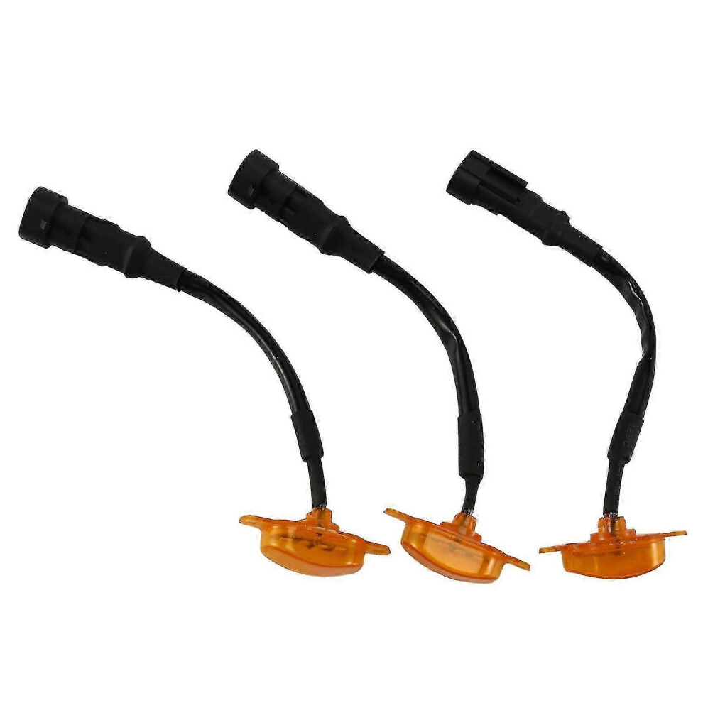Kikidex (As Show, One Size) 3Pcs Led Grille Lamps For Ford F150/F250 Raptor (Grille Not Included)