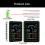 Indoor Air Quality Monitors Accurate PM1.0, PM2.5, PM10,-Black 5