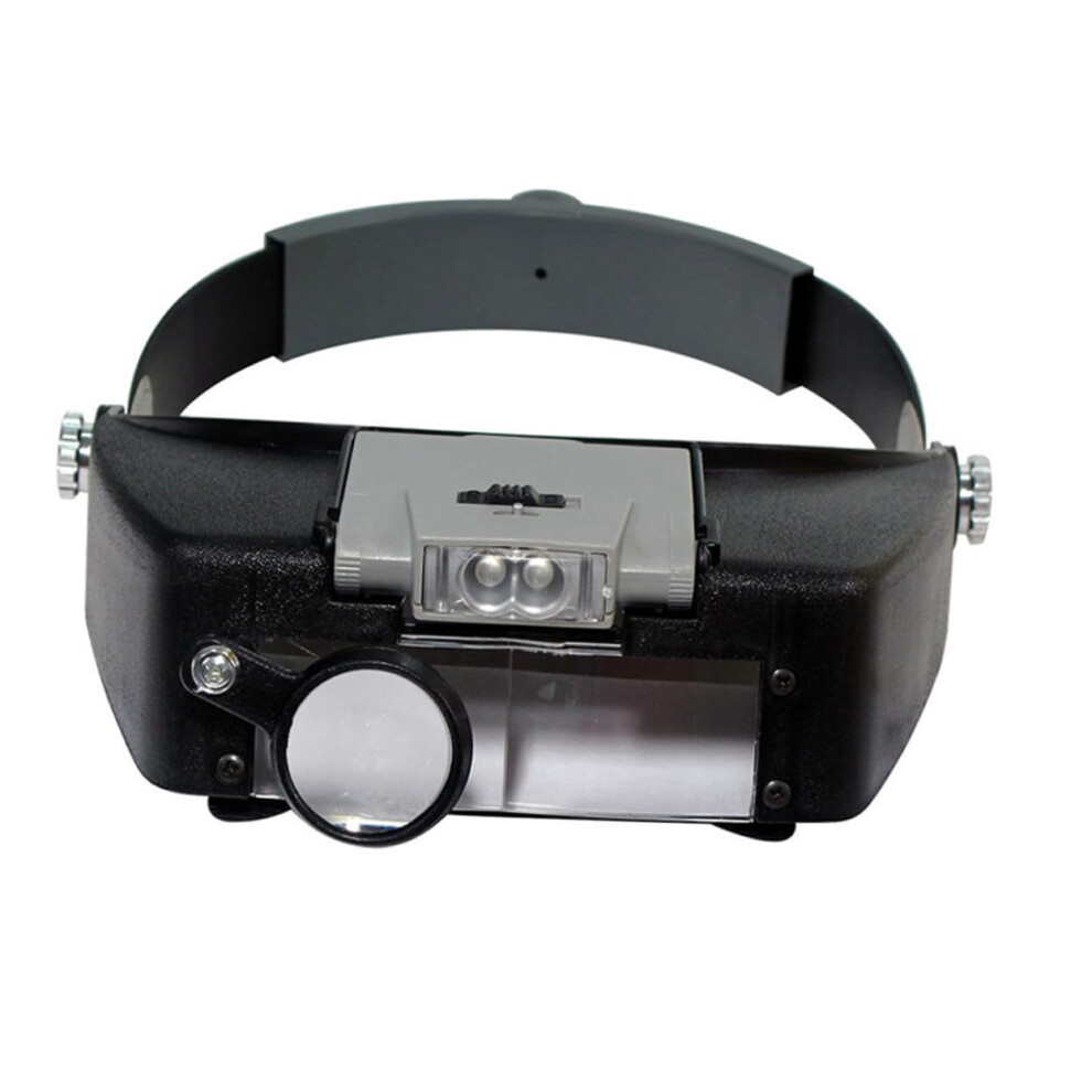Light Helmet Head Mounted Magnifier Led High Transparency Lens For Clock Repair And Precision Work For Watchmakers