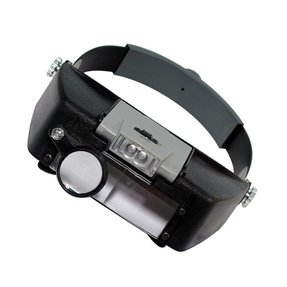 Head Mounted Magnifier Adjustable Lightweight Tool For Glasses Repair And Precision Work For Craftsmen And Hobbyists