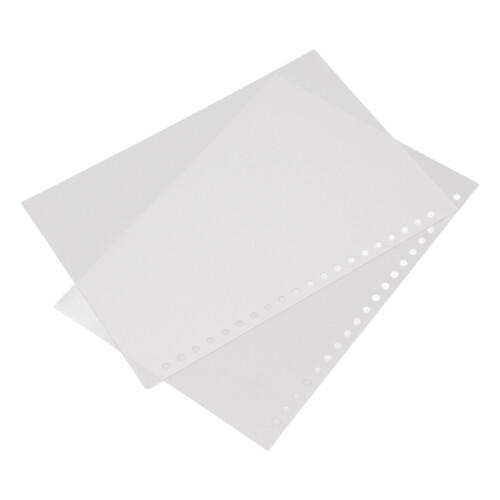 50 Stück Blattschutzhülle Papierbindung Abdeckung 1