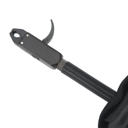 Aluminum Bow Caliper Release Aid with Neoprene Wrist Strap, Black 2