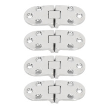 4PCS Türscharnier mit Montagelöchern 316 Edelstahl