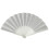 Glittering Plastic Hand Fan Party Essential Sparkling-Silver 1