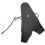 Two-Finger Archery Hand Guard Protector PU Leather Adjustable - Black 16