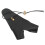 Two-Finger Archery Hand Guard Protector PU Leather Adjustable - Black 15