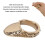Engraved 22mm Copper Archery Thumb Ring with Anti-Lost Rope Design 12