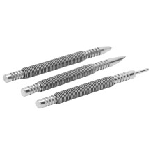 3 Stück Carbonstahl-Federstifte Shock S 3500PSI Set für Holz, Metall, Glas