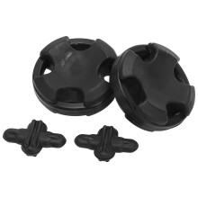 2 PCS Black Bow Limb Stabilizer Rubber Dampers for Recurve & Hunting Bows
