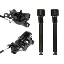 Titanlegierung Scheibenbremsenbefestigungsschraube für Mountainbikes, Schwarz