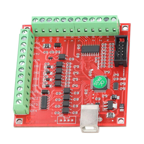 CNC Motion Controller Board 100kHz USB Breakout for Servo Motors Compact Design