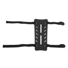 Rubber Archery Arm Guard with 2 Straps for Adults & Kids Black