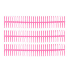PP Plastic Pink 22mm Binding Rings 10 Pcs with Smooth Finish