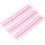 PP Plastic Pink 22mm Binding Rings 10 Pcs with Smooth Finish 16