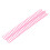 PP Plastic Pink 22mm Binding Rings 10 Pcs with Smooth Finish 10