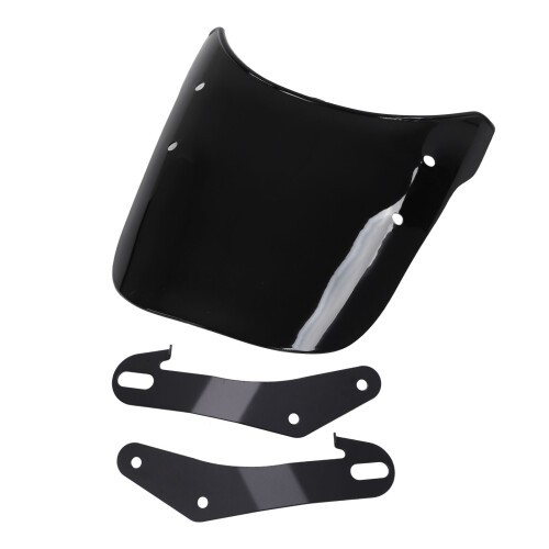 Schwarze SV650-Windschutzscheibe, 5 Zoll/12,7 cm oder 7 Zoll/17,78 cm